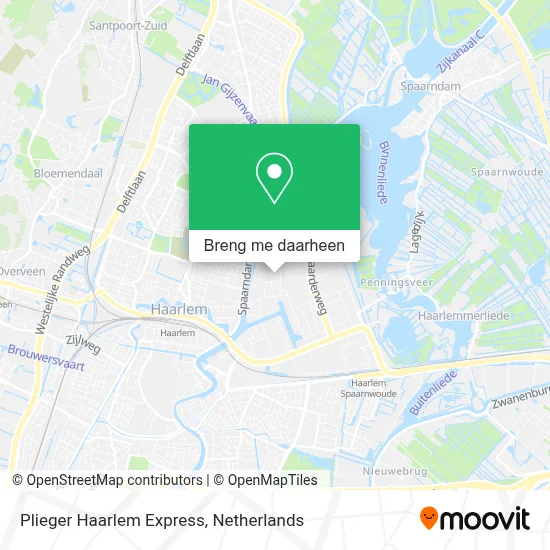 Plieger Haarlem Express kaart