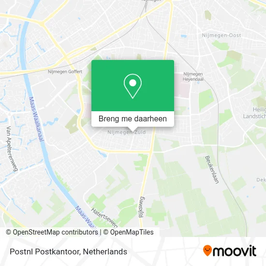 Postnl Postkantoor kaart