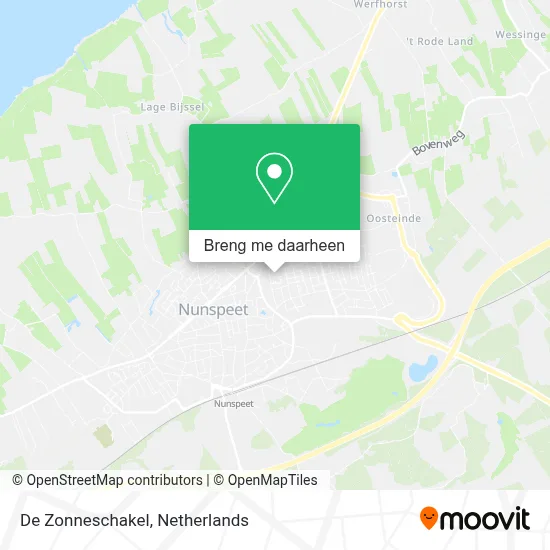 De Zonneschakel kaart