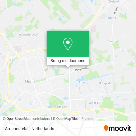 Ardennen4all kaart