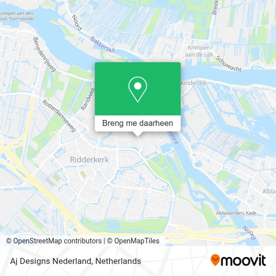 Aj Designs Nederland kaart