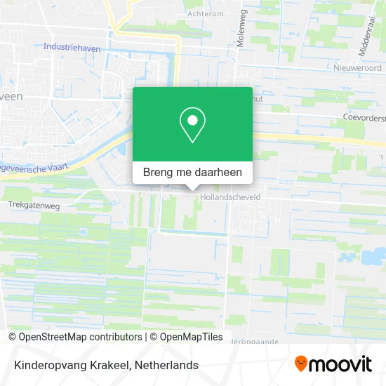 Kinderopvang Krakeel kaart