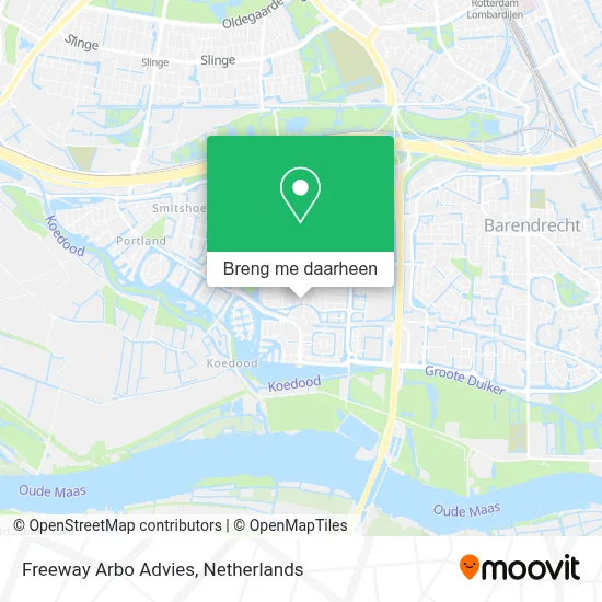 Freeway Arbo Advies kaart