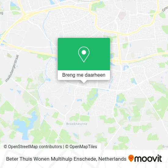 Beter Thuis Wonen Multihulp Enschede kaart