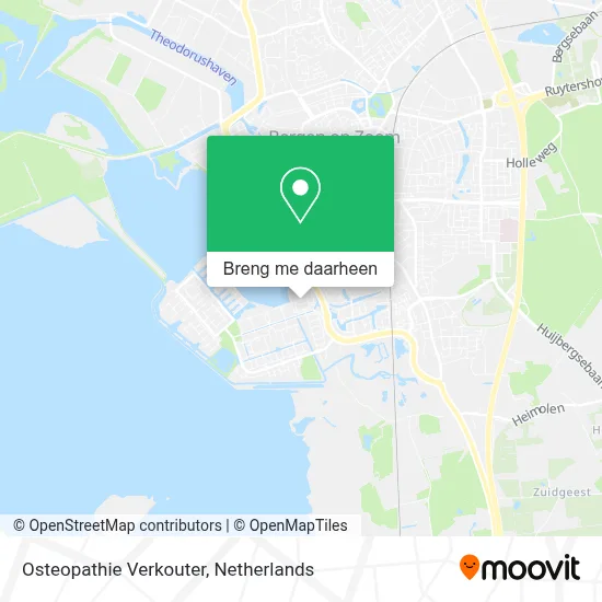 Osteopathie Verkouter kaart