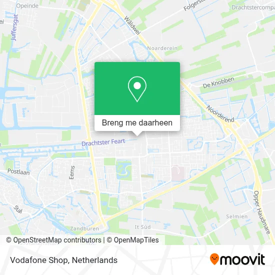 Vodafone Shop kaart