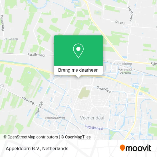 Appeldoorn B.V. kaart