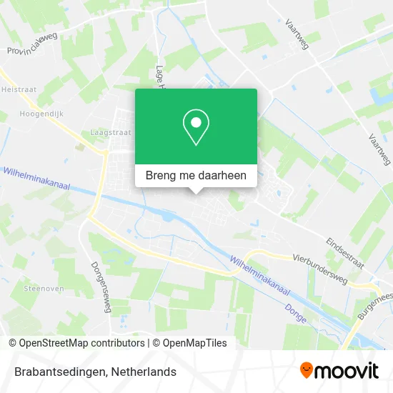 Brabantsedingen kaart