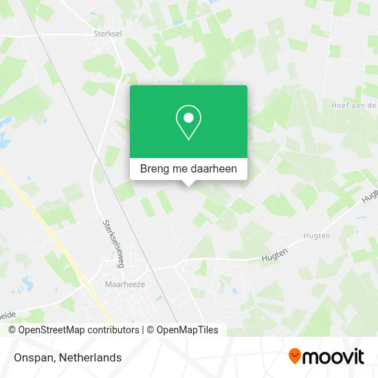 Onspan kaart