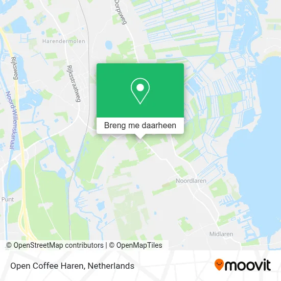 Open Coffee Haren kaart