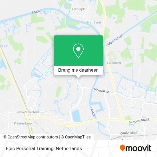 Epic Personal Training kaart