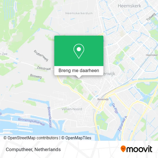 Computheer kaart