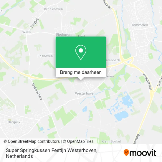 Super Springkussen Festijn Westerhoven kaart