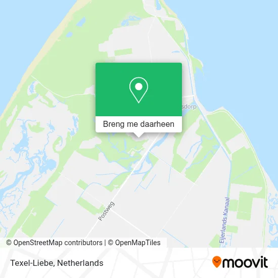 Texel-Liebe kaart