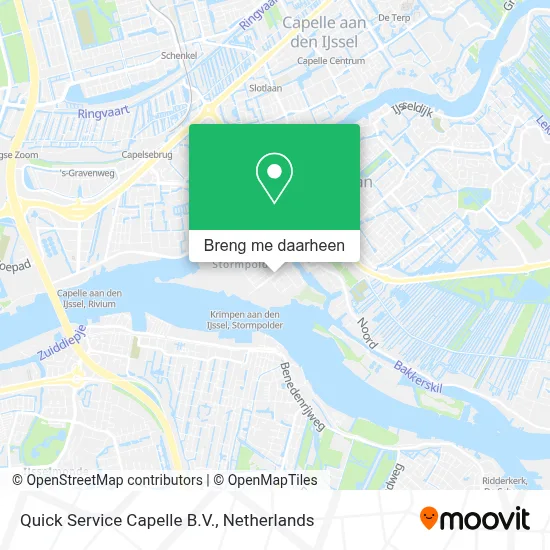 Quick Service Capelle B.V. kaart