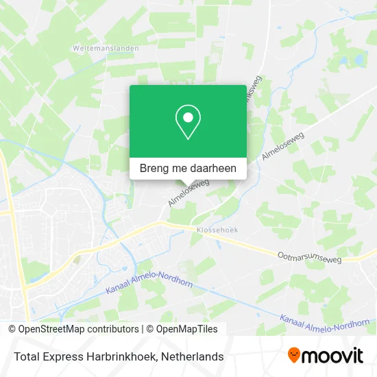 Total Express Harbrinkhoek kaart