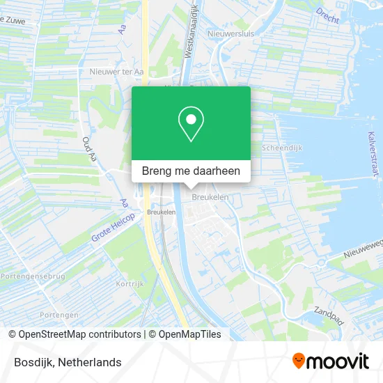 Bosdijk kaart