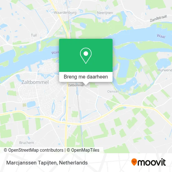 Marcjanssen Tapijten kaart
