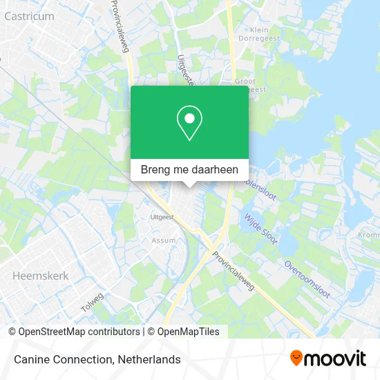 Canine Connection kaart