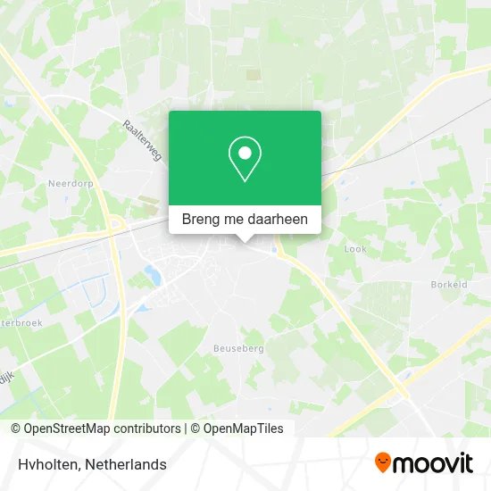 Hvholten kaart