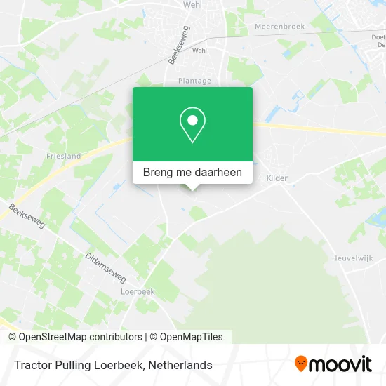 Tractor Pulling Loerbeek kaart