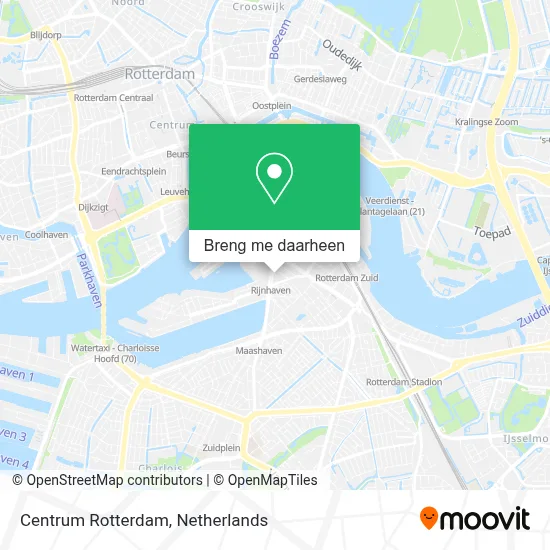 Centrum Rotterdam kaart