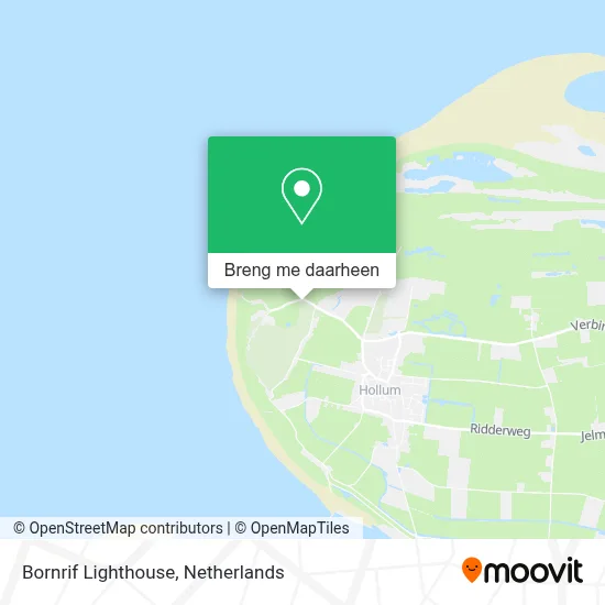 Bornrif Lighthouse kaart