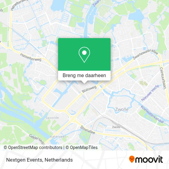 Nextgen Events kaart