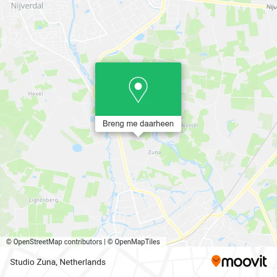 Studio Zuna kaart