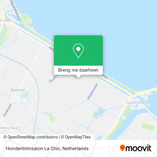 Hondentrimsalon La Chic kaart