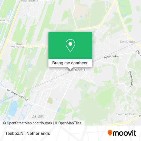 Teebox.Nl kaart