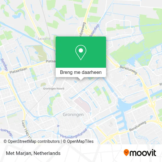 Met Marjan kaart