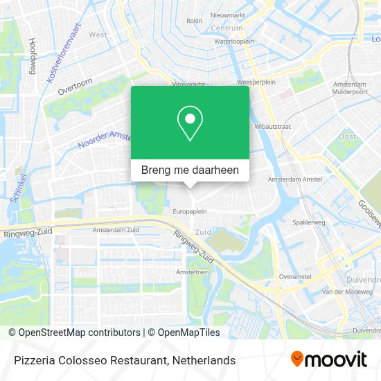 Pizzeria Colosseo Restaurant kaart