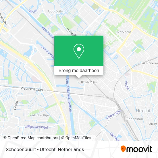 Schepenbuurt - Utrecht kaart