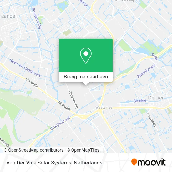 Van Der Valk Solar Systems kaart