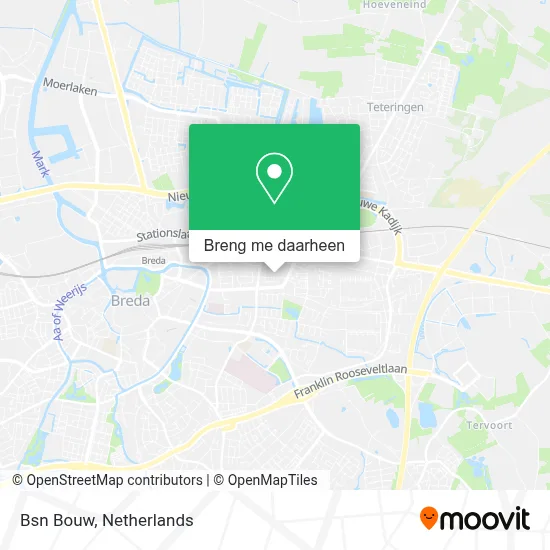 Bsn Bouw kaart