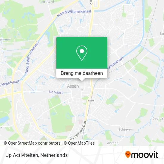Jp Activiteiten kaart