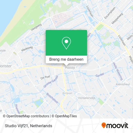 Studio Vijf21 kaart