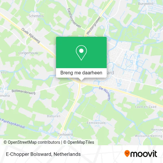 E-Chopper Bolsward kaart