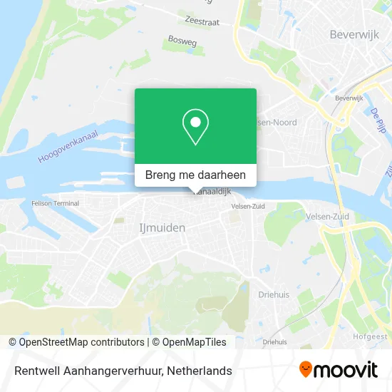 Rentwell Aanhangerverhuur kaart