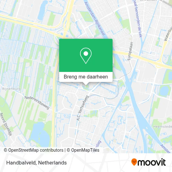 Handbalveld kaart