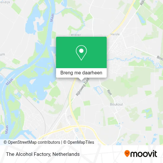 The Alcohol Factory kaart