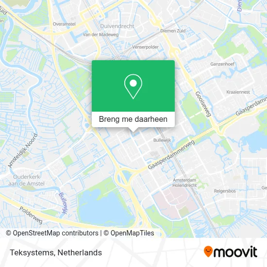 Teksystems kaart