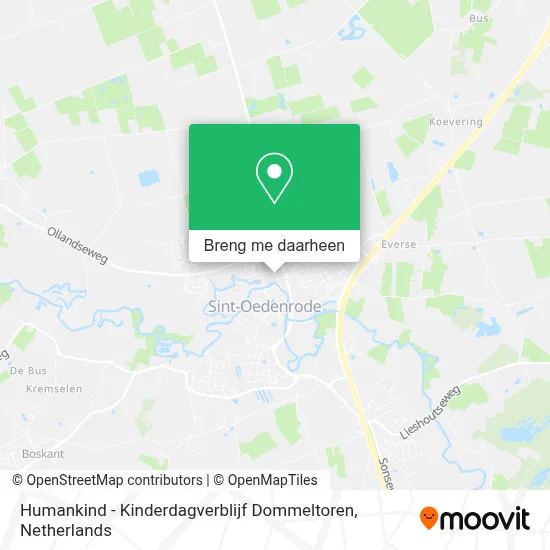 Humankind - Kinderdagverblijf Dommeltoren kaart