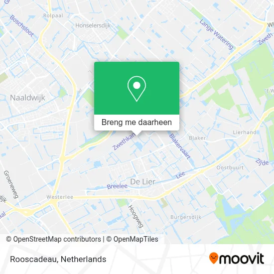 Rooscadeau kaart