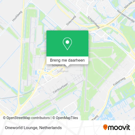 Oneworld Lounge kaart
