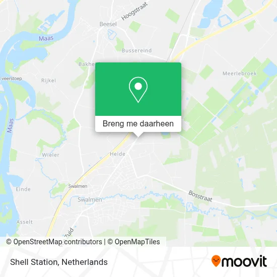 Shell Station kaart