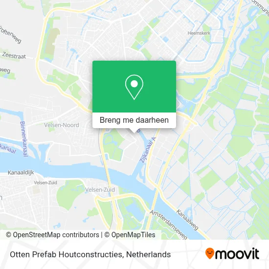 Otten Prefab Houtconstructies kaart