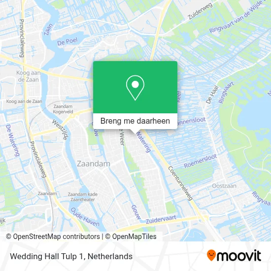 Wedding Hall Tulp 1 kaart