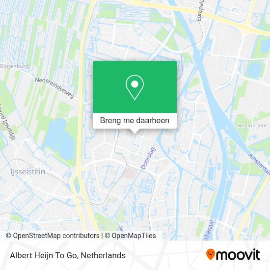 Albert Heijn To Go kaart